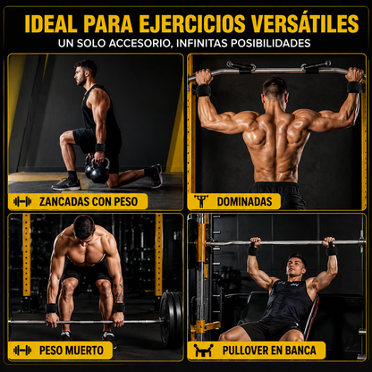 Straps | Ganchos de Acero para Levantamiento de Peso