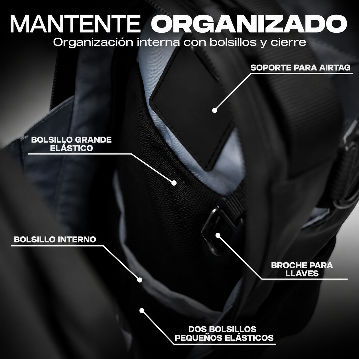 Bolsa Magnética de Gimnasio | Deportes, Viajes y Fitness